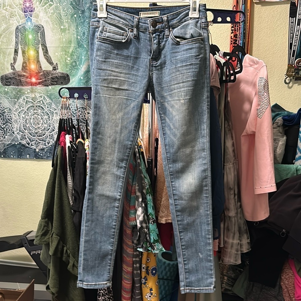 DENIMBOX Blue Jeans Stretchy Size 1